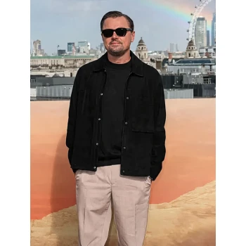 Leonardo DiCaprio One Battle After Another Black Jacket