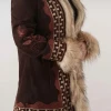 Sylvie Russo Classic Brown Shearling Coat