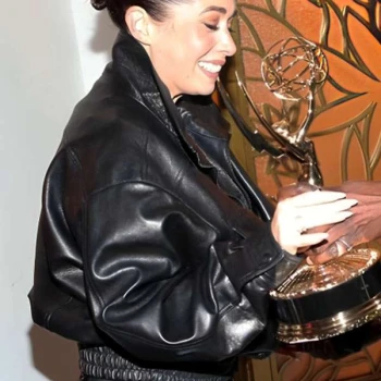 77th Emmy Awards Cristin Milioti Leather Jacket