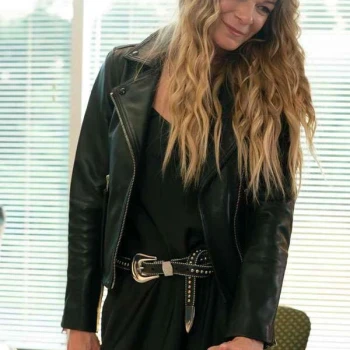 9-1-1 Nashville Dixie Bennings Black Leather Jacket