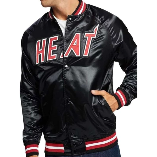 90s Miami Heat Bomber Jacket