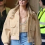 A Big Bold Beautiful Journey Margot Robbie Beige Jacket A Big Bold Beautiful Journey Margot Robbie Beige Jacket