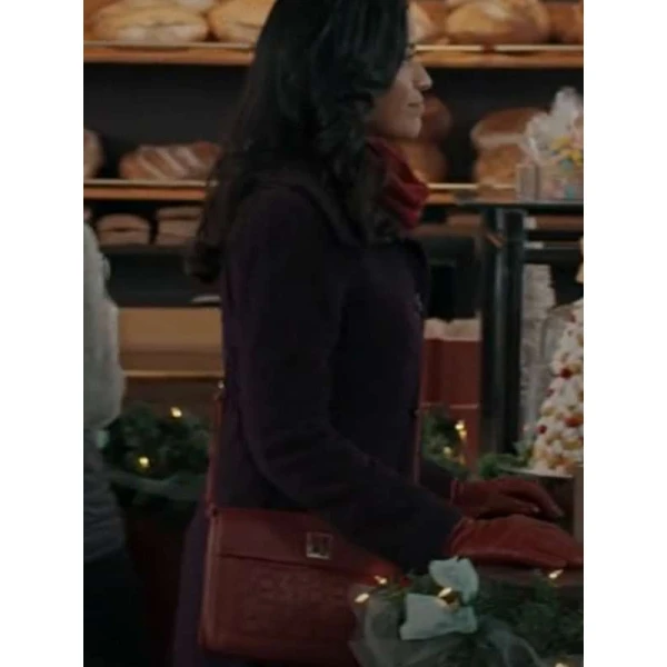 A Gingerbread Christmas Tiya Sircar Purple Coat