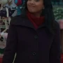A Gingerbread Christmas Tiya Sircar Purple Coat