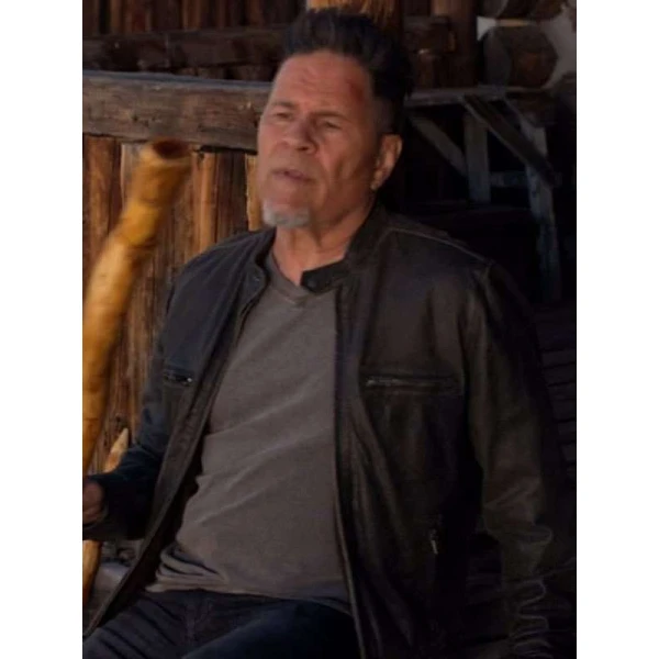 A Martinez Longmire Black Leather Jacket A Martinez Longmire Black Leather Jacket