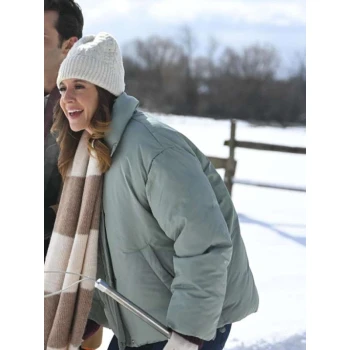 A Royal Christmas Tail Brittany Underwood Puffer Jacket