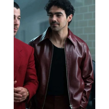 A Very Jonas Christmas Movie Joe Jonas Leather Jacket
