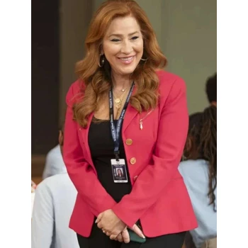 Abbott Elementary Melissa Schemmenti Pink Blazer Abbott Elementary Melissa Schemmenti Pink Blazer