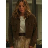 Abby Elliott All Her Fault Brown Jacket