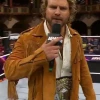 Adam Page Brown Fringe Leather Jacket