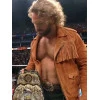 Adam Page Brown Fringe Leather Jacket