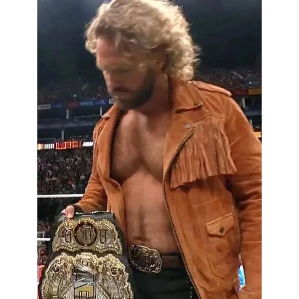 Adam Page Brown Fringe Leather Jacket