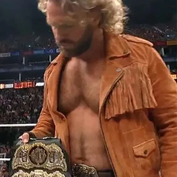 Adam Page Brown Fringe Leather Jacket Adam Page Brown Fringe Leather Jacket