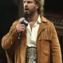 Adam Page Brown Fringe Leather Jacket