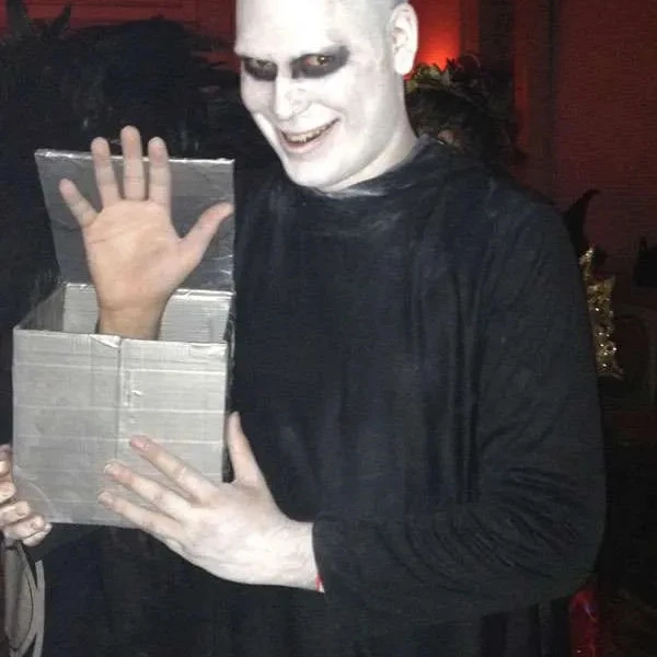 Stylish Addams Family Uncle Fester Costume for Fans & Cosplay Stylish Addams Family Uncle Fester Costume for Fans & Cosplay