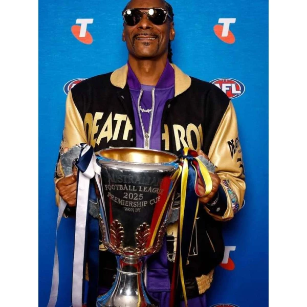 AFL 2025 Grand Final Snoop Dogg Varsity Jacket