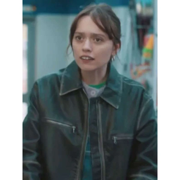 Aimee Lou Wood Daddy Issues S02 Leather Jacket