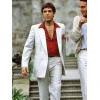 Tony Montana white suit and red shirt