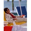 Tony Montana white suit and red shirt