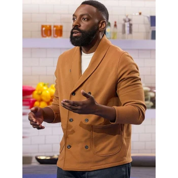 Alex Vs America S05 Eric Adjepong Brown Peacoat