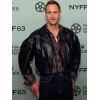 Alexander Skarsgård Pillion Red Carpet Biker Leather Jacket