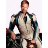 Alexander Skarsgård Pillion White Racer Leather Jacket