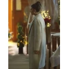 Alicia Josipovic Christmas in Midnight Clear White Coat