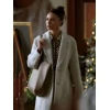 Alicia Josipovic Christmas in Midnight Clear White Coat