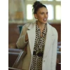 Alicia Josipovic Christmas in Midnight Clear White Coat