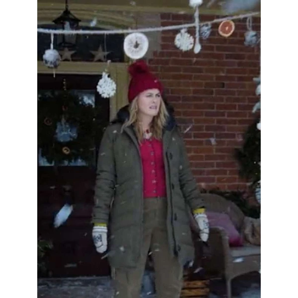 Alicia Silverstone A Merry Little Ex-Mas Green Jacket