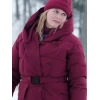 Alicia Silverstone A Merry Little Ex-Mas Hooded Puffer Coat