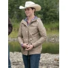 Alisha Newton Heartland Beige Cotton Jacket Alisha Newton Heartland Beige Cotton Jacket