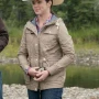 Alisha Newton Heartland Beige Cotton Jacket Alisha Newton Heartland Beige Cotton Jacket