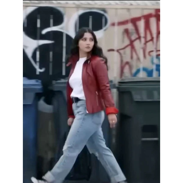 Amanda Arcuri Sheriff Country Leather Jacket