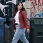 Amanda Arcuri Sheriff Country Leather Jacket Amanda Arcuri Sheriff Country Leather Jacket