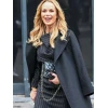 Amanda Holden Black Wool Coat