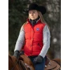 Amy Fleming Heartland Red Puffer Vest Amy Fleming Heartland Red Puffer Vest