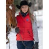 Amy Fleming Heartland Red Puffer Vest Amy Fleming Heartland Red Puffer Vest