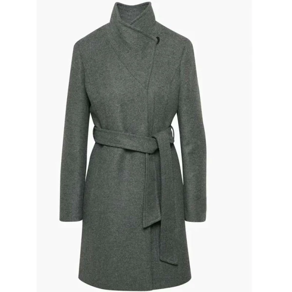 Amy Larsen Doc 2025 Grey Trench Coat Amy Larsen Doc 2025 Grey Trench Coat