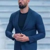 Andrew Tate Navy Blue Blazer