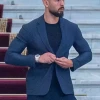 Andrew Tate Navy Blue Blazer