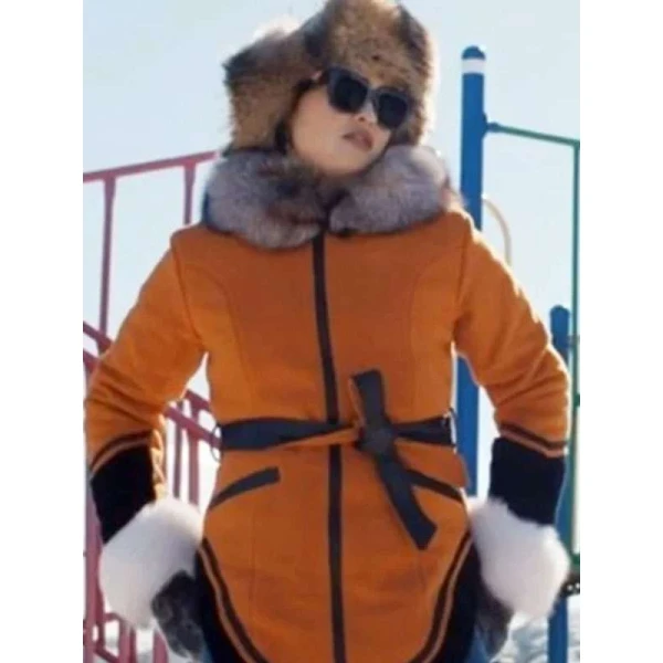 Anna Lambe North Of North 2025 Fur Collar Coat