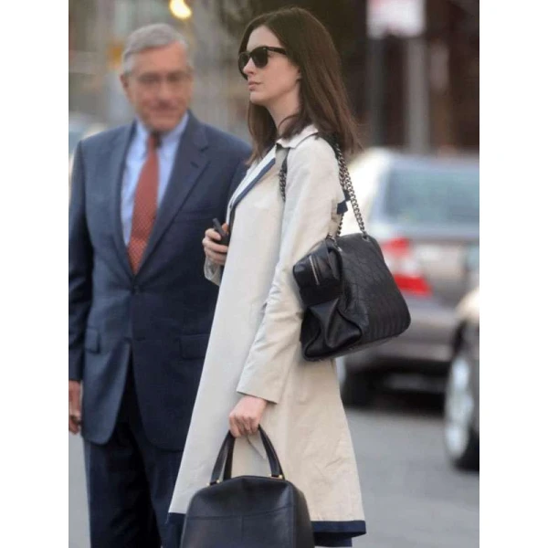 Anne Hathaway The Intern Trench Coat
