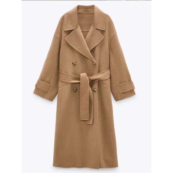 Annie Lancaster Brown Wool Coat - Love is Blind Season 9 Annie Lancaster Brown Wool Coat - Love is Blind Season 9