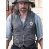 Anson Mount Hell on Wheels Distressed Leather Vest Anson Mount Hell on Wheels Distressed Leather Vest