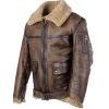 Arnold B3 Brown Leather Aviator Jacket