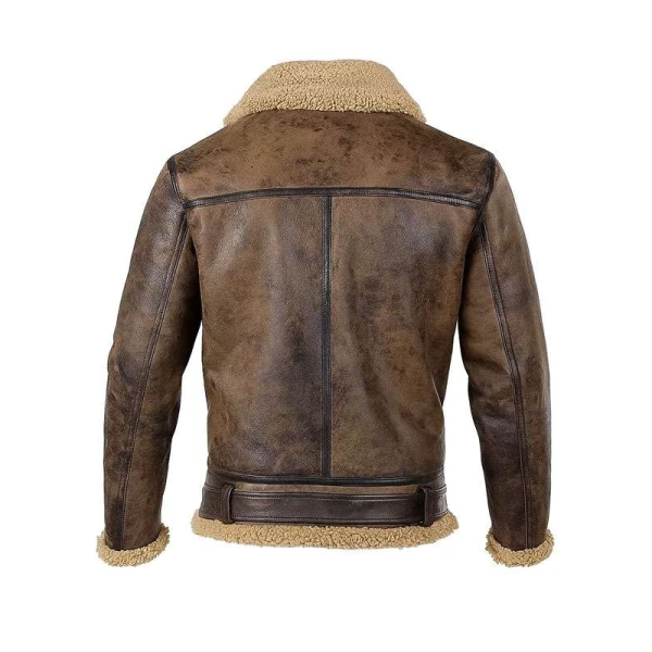 Arnold B3 Brown Leather Aviator Jacket Arnold B3 Brown Leather Aviator Jacket