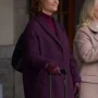 Ashley Williams An Alpine Holiday Purple Coat