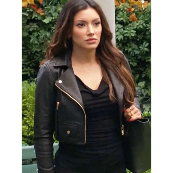 Audra Charles The Young and the Restless Leather Jacket Audra Charles The Young and the Restless Leather Jacket