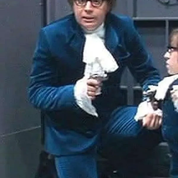 Austin Powers blue suit Halloween outfit Austin Powers blue suit Halloween outfit